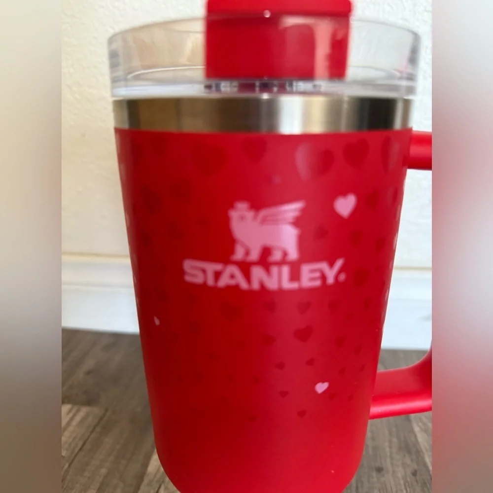 Stanley Valentine’s Day 2025 Sweet Hearts 40oz Tumbler Red Ruby AUTHENTIC TARGET - Picture 2 of 8